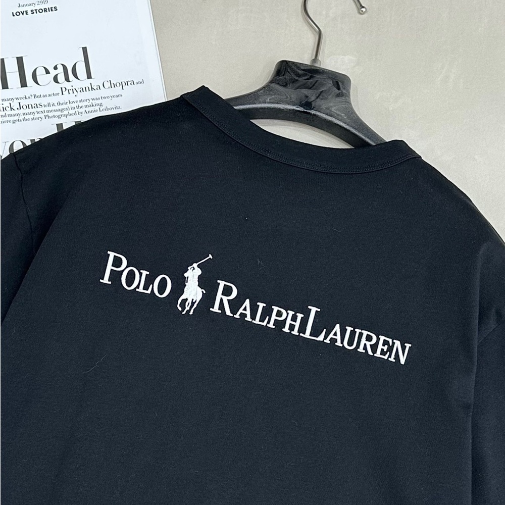Polo by Ralph Lauren Women's Classic Black Tee - Picture 9 of 9